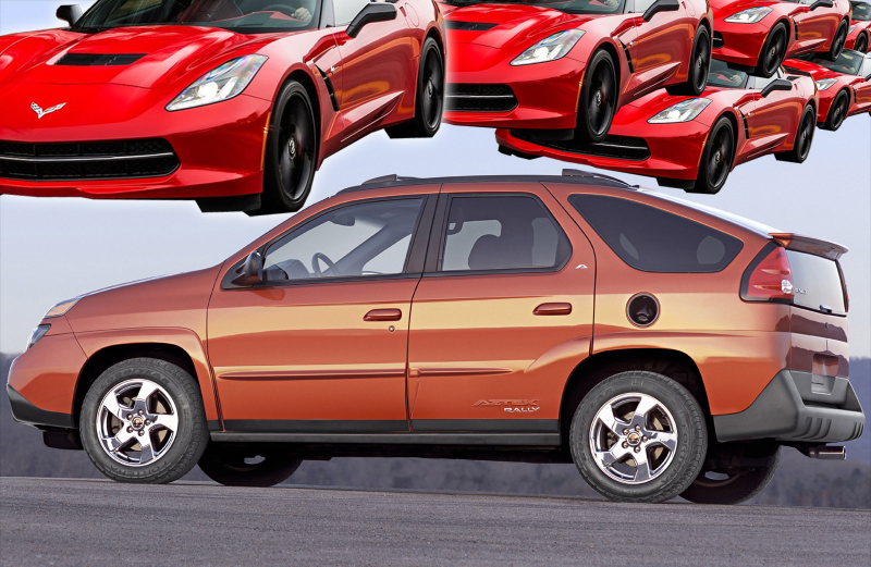 Illustration for article titled The Guy In Charge Of The C7 Corvette's Design Made The Pontiac Aztek